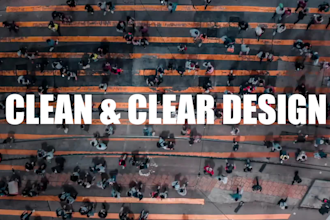 create minimalist kinetic typography, text animation video