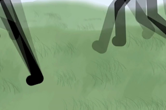 do 2d rigged animation frame by frame lip sync walk cycle stickman 2d animation