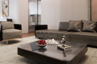 create interior design, realistic 3d render in short time
