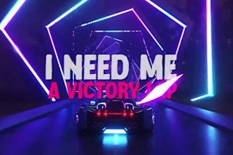 create handdrawn animated lyric video metal rap  music