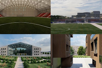 design and render interior,exterior of architecture design