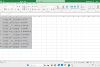 do data cleaning, formatting , entry and analyzing