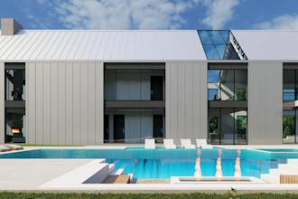 design your home exterior facade with realistic 3d renders
