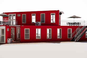 design modern and functional shipping container houses cafés restaurants