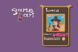 create animated pixelart cards and borders for your game