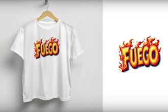 create high quality t shirt designs for print and merch