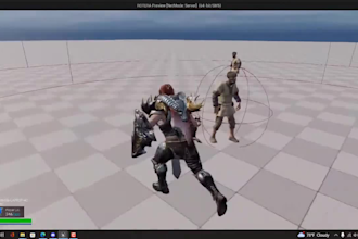 animate a unity game character, unreal engine game character, 3d game character