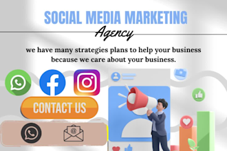 do social media marketing on facebook, instagram and whatsapp