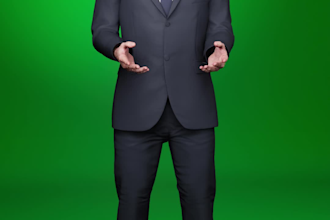 create metahuman character, animation and final render