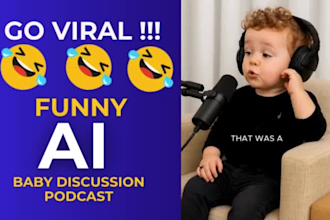 create adorable ai baby podcast videos with lip sync and face animation