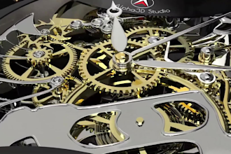 3d realistic watch animation watch design product animation 3d watch rendering