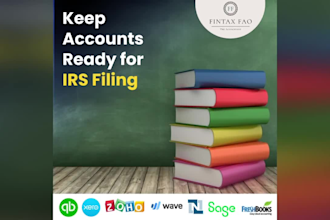 set up and do bookkeeping in quickbooks, xero or any other software