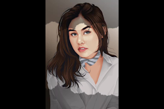 create a stunning vector portrait from your photo