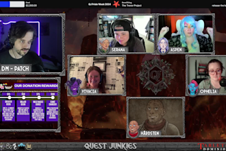 make you a professional dnd or ttrpg stream overlay