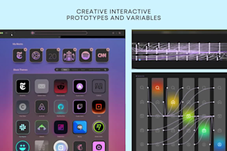 design and interactive prototype your designs on figma