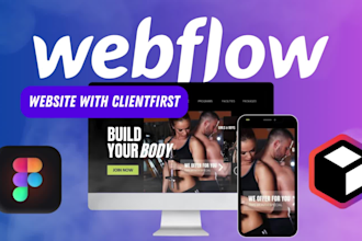 do professional client first webflow website development