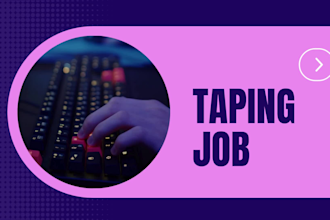 do online research, typing and web research