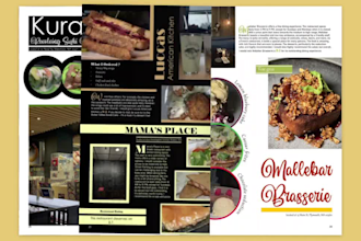 design and format cookbook and recipe book