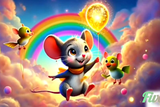 create ai animated explainer video, kids cartoon music, fairy tale story video