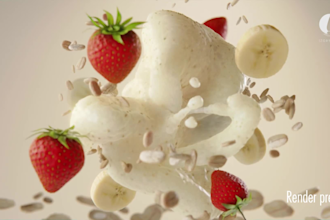 do visually captivating 3d water simulation fluid simulation, 3d product anima