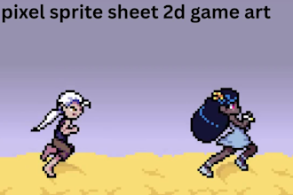 pixel sprite sheet 2d game art rpg pixel art character sprite animation