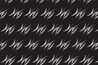create seamless patterns for fabrics, textile printing and home decor