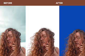 provide professional hair masking service with retouch