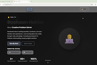 create you a custom portfolio or advertisement website in multiple themes