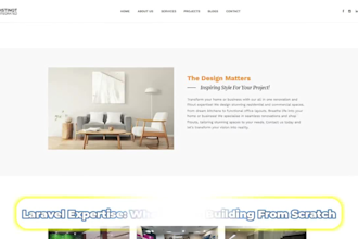develop PHP laravel website and fix php laravel bugs