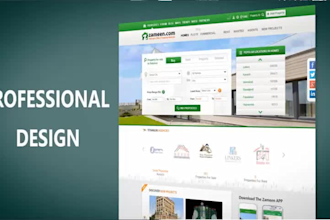 create responsive real estate website