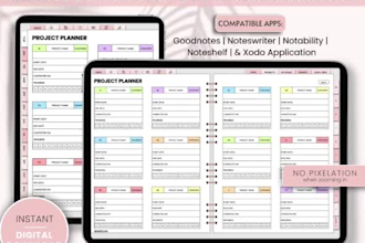 design custom hyperlinked planner, income expense spreadsheet, excel spreadsheet