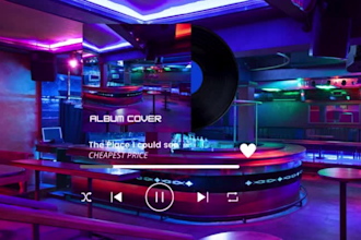 design your music album cover art or single artwork