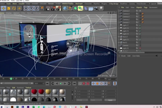 design 3d trade show, exhibition booth, backdrop x banner