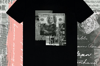 create a collage t shirt design