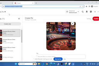 provide bot for automated pinterest pin creation for affiliate link promotion