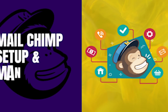 setup and manage mailchimp account for you