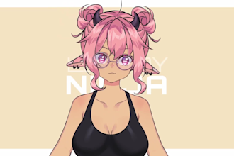 design and rig a high quality live2d vtuber model