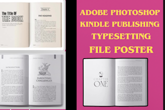 edit format design magazine, typesetting, book interior layout, ebook mockups