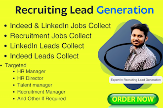 do b2b recruiting lead generation,recruitment, building recruiting email list