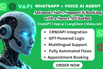 ai chatbot ai business automation whatsapp chatbot ai agent agency website make