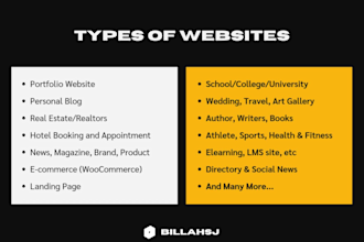 create responsive wordpress website with unique design