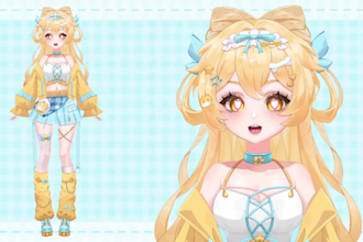 design and rig a premium live2d vtuber model commission for streaming avatars