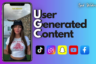 be your ugc creator in german for ugc style video ads