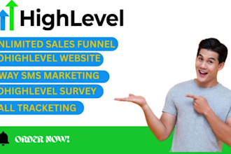 gohighlevel, website, unlimited sales funnel, 2 way sms marketing, call tracking