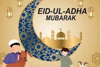 design festive eid ul adha ads and promotional posts