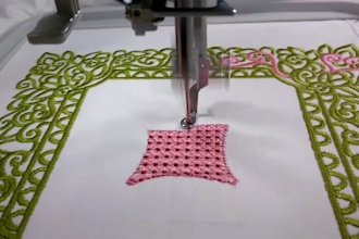 do make your file into dst and do embroidery digitizing