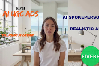 create  ai ugc spokeperson video ads ai avatar for your ai product and service