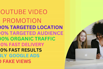 do targeted audience based youtube video promotion