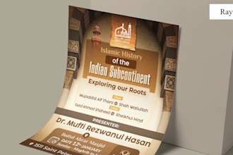 design custom flyer and poster for your event, business or organization