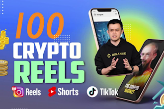 provide crypto, forex and business motivation, tiktok shorts, instagram reels